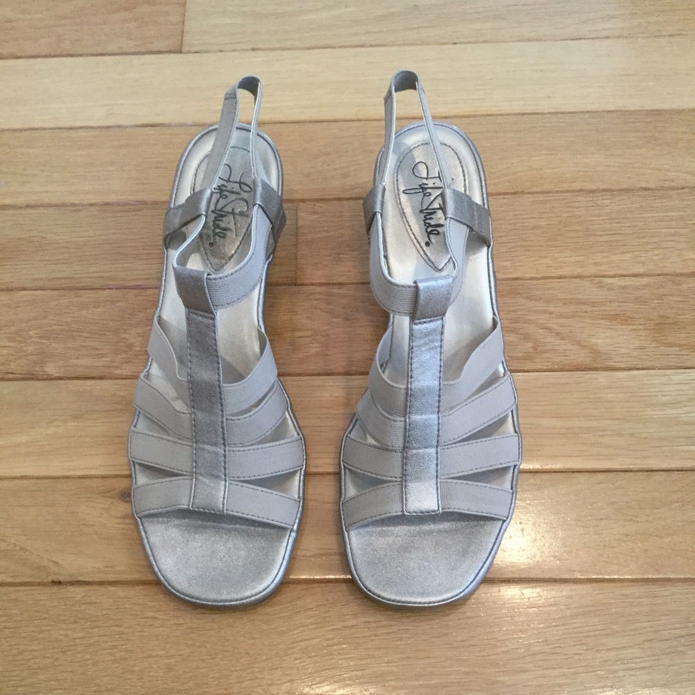 Life Stride Low Heel Sling-Back Sandal